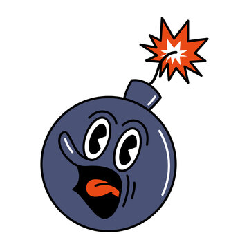 cartoon bomb explosion