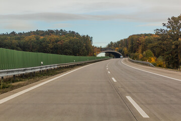 Wildlife crossing over D11 expressway, Czech Republic