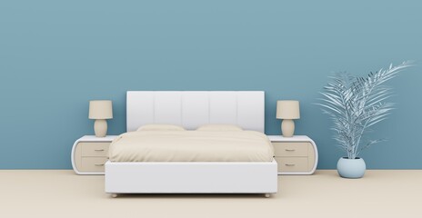 3d Abstract interior. Interior template.