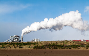 This is the West Fraser Europe Factory at Morayhill, Inverness, Highlands, Scotland on 9 February 2022..