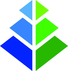 Steps abstract design concept