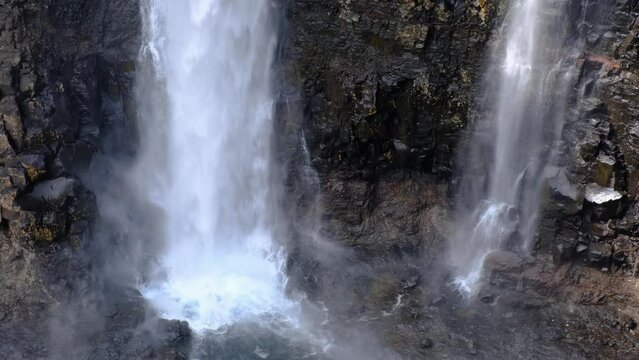 View on a waterfall at Putorana plateau