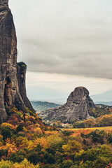 Fototapeta premium The Meteora monasteries, Greece Kalambaka.