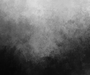 Dark gray painting background grey abstract texture with gradient textured surface with grimy black bottom and light misty top, paint grunge backdrop - obrazy, fototapety, plakaty