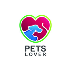 Pets lover logo design 