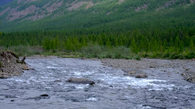 River view at Putorana plateau