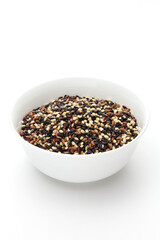 白背景の古代米