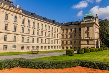 Obraz premium Strakova akademie in Prague, seat of the Government of the Czech Republic