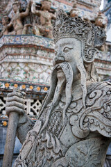 Guardian at Wat Arun, Bangkok, Thailand
