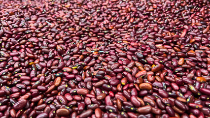 Pile of red beans.