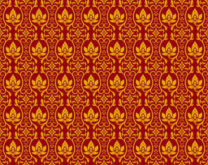 アジア調パターン05（赤）