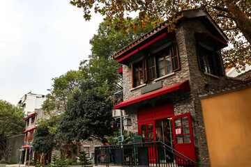 Fototapeta premium houses in the city