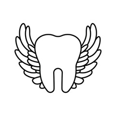 teeth vector sign/symbol. tooth icon. vector illustration