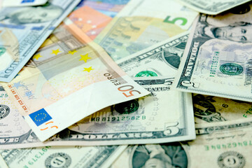 The Euro and US Dollar Bonds and China as a Financial Foundation concept of global economy and...