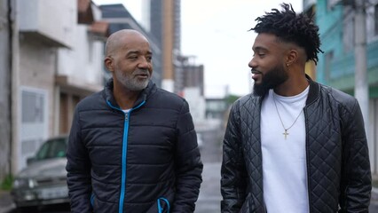 A parent giving life advice to adult son in 20s