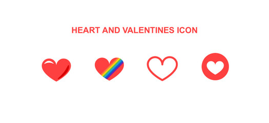 Heart valentines