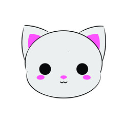 illustrator vector graphic of sweet cat.perfect for pet,icon logo etc.