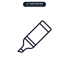 Marker icon symbol template for graphic and web design collection logo vector illustration