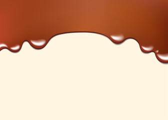 チョコレートが流れる背景
