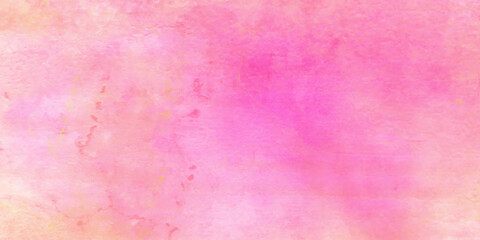 pink background with watercolor Soft smeared aquarelle painted magenta watercolor canvas for splash design, invitation background, vintage template. Pink color light ink effect shades gradient.