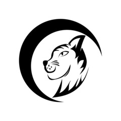 cat logo, head logo, creative modern logo, logo inspiration