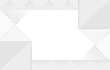 Obraz premium White and grey background Corporate technology modern design Pattern style geometric Abstract modern background used about technology or product presentation backdrop.