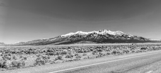 snowy mountain landscape