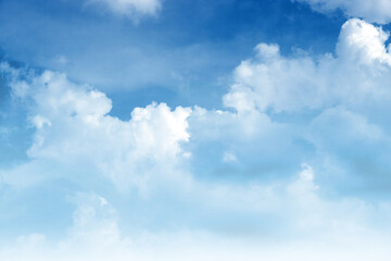 Blue sky and white clouds