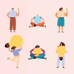 six persons and ideas