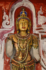Unfinished ancient religious deity statues