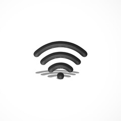 WIFI 3d icon render