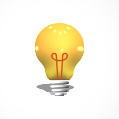 lamp 3d icon render