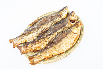 China Hunan specialty food fire-baked dried fish