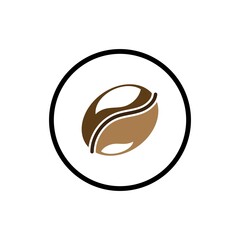 coffee bean cofee cup coffee logo icon vector