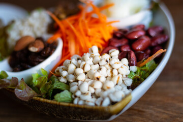 organic vegetable salad