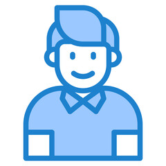 boy avatar blue style icon