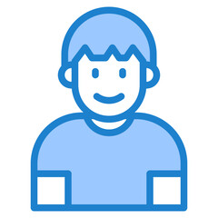 boy avatar blue style icon