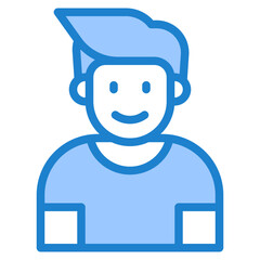 boy avatar blue style icon