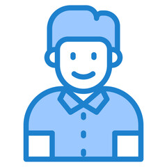 boy avatar blue style icon