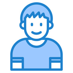 boy avatar blue style icon