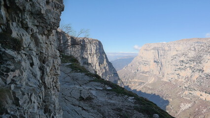 Fototapeta na wymiar Vikos gorge in Greece