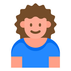 boy avatar flat style icon