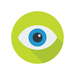 Eye view vector icon symbol design