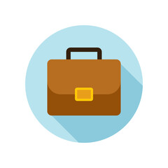 Briefcase bag vector icon symbol design