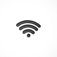 WIFI 3d icon render