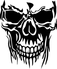 skull skeleton silhouette