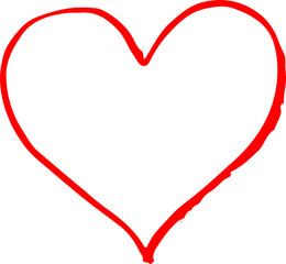 Hand Drawn Heart icon sign symbol design
