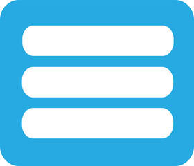 Obraz premium Menu icon sign symbol design