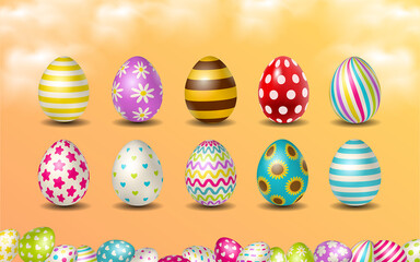 Easter Day Egg Set Collection