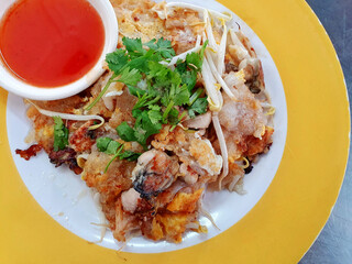 Stir fired crispy oysters.